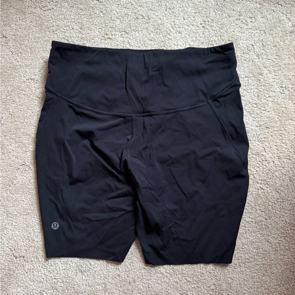 Lululemon wunder train biker shorts